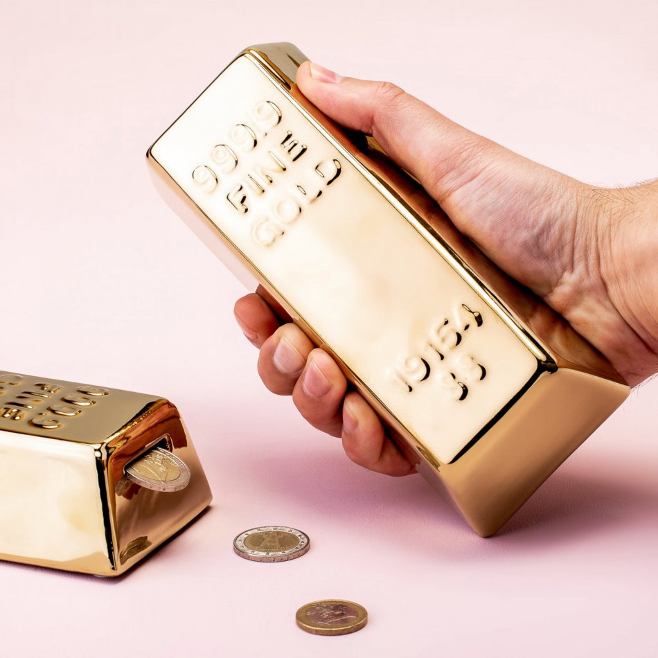 Gouden Handdruk Spaarpot