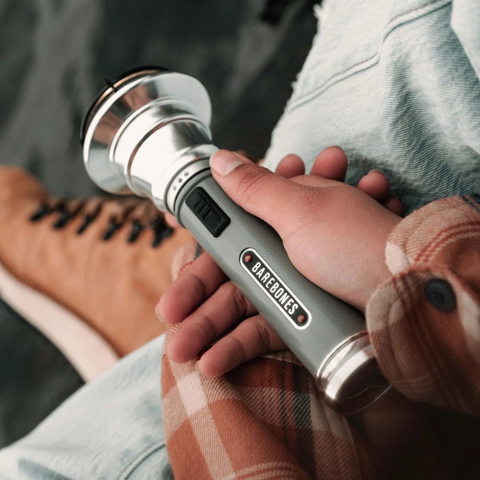 Vintage Flashlight Grey