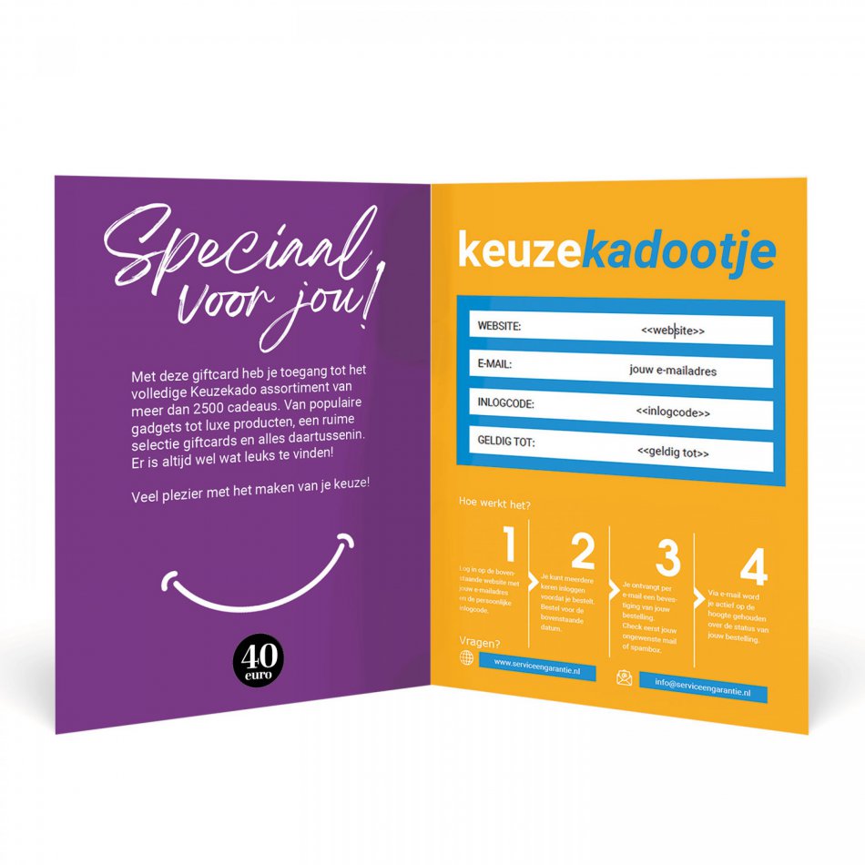Keuzekado Giftcard 40 euro